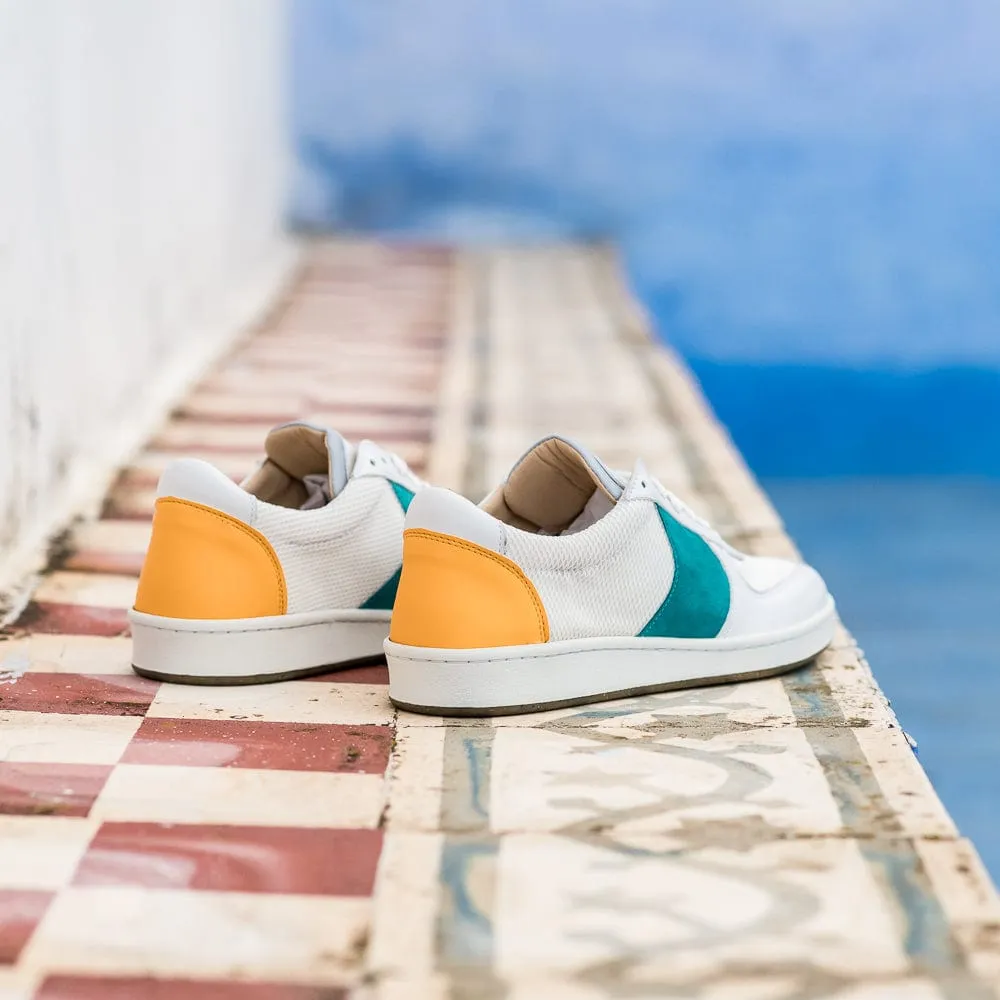 Orient Recycled Unisex Vegan Sneakers | Saffron & Jade