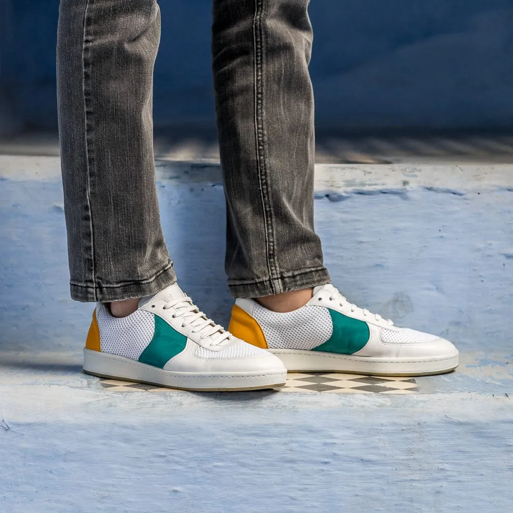 Orient Recycled Unisex Vegan Sneakers | Saffron & Jade