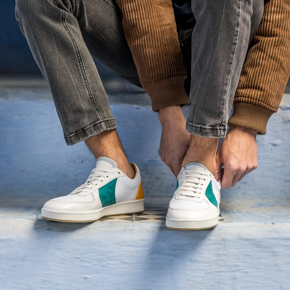 Orient Recycled Unisex Vegan Sneakers | Saffron & Jade