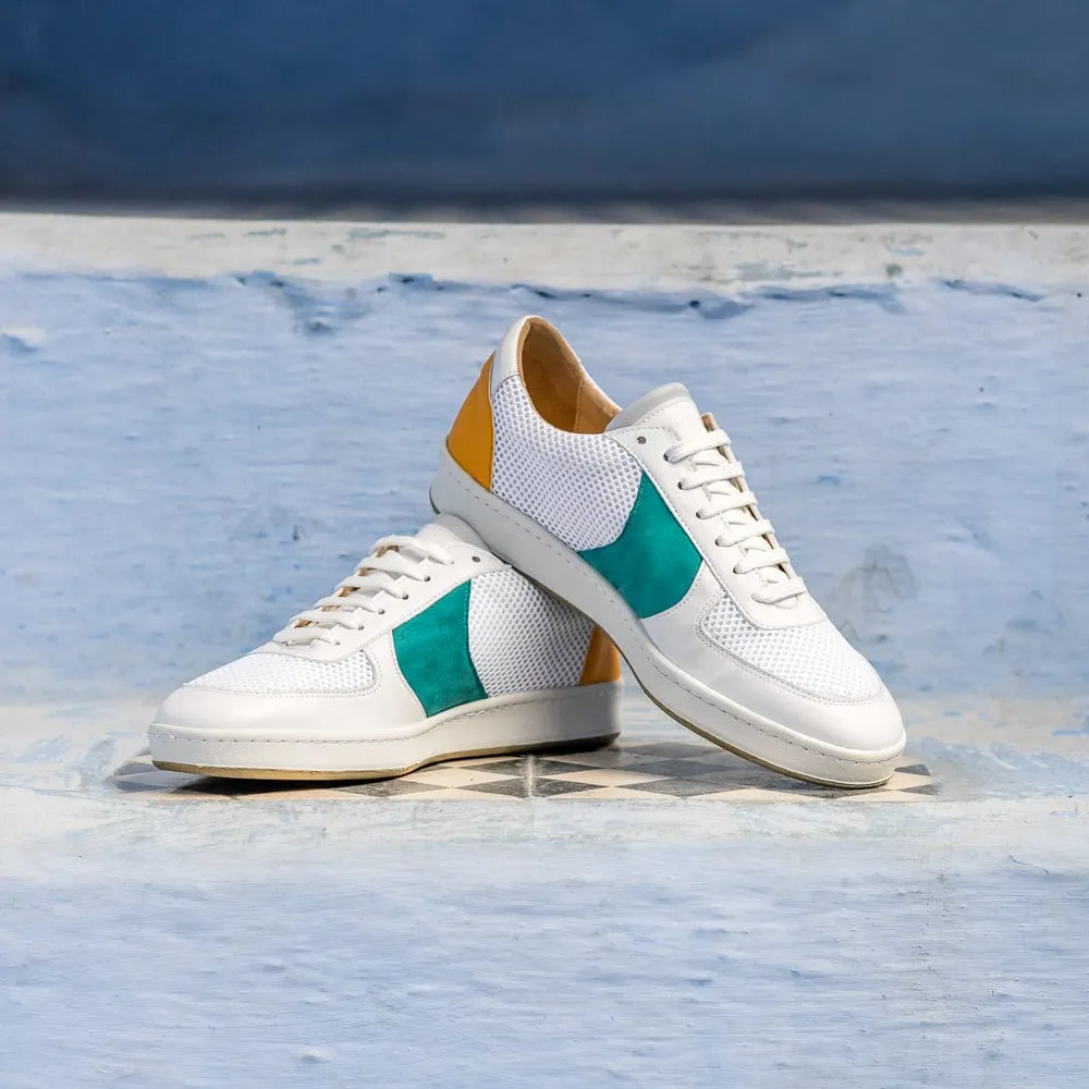 Orient Recycled Unisex Vegan Sneakers | Saffron & Jade