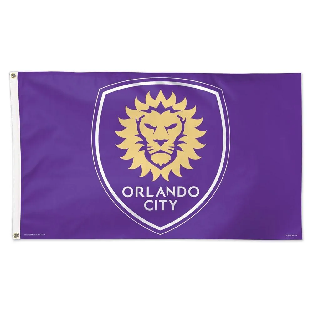 Orlando City SC MLS WinCraft Sports Purple Deluxe Indoor Outdoor Flag (3' x 5')