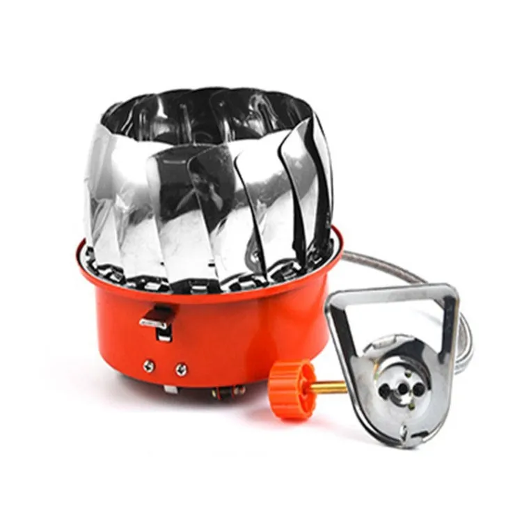 Outdoor Camping Mountaineering Portable Mini Gas Stove, Style: Lotus (Buckle Model)