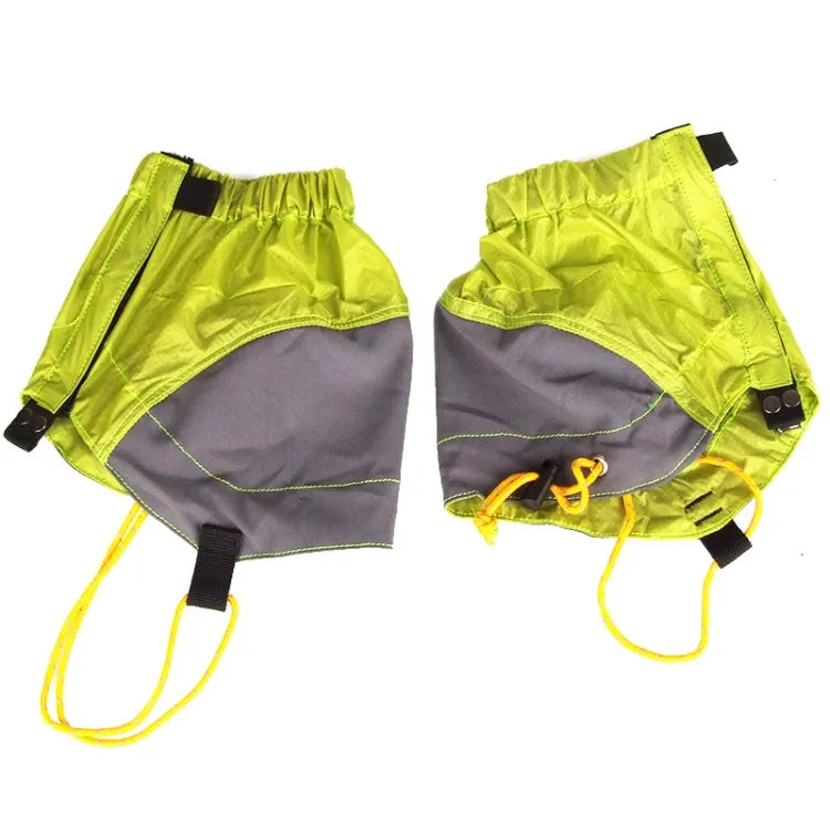 Outdoor Mountaineering Sandproof Waterproof Tearproof Legging Protective Case(Green)