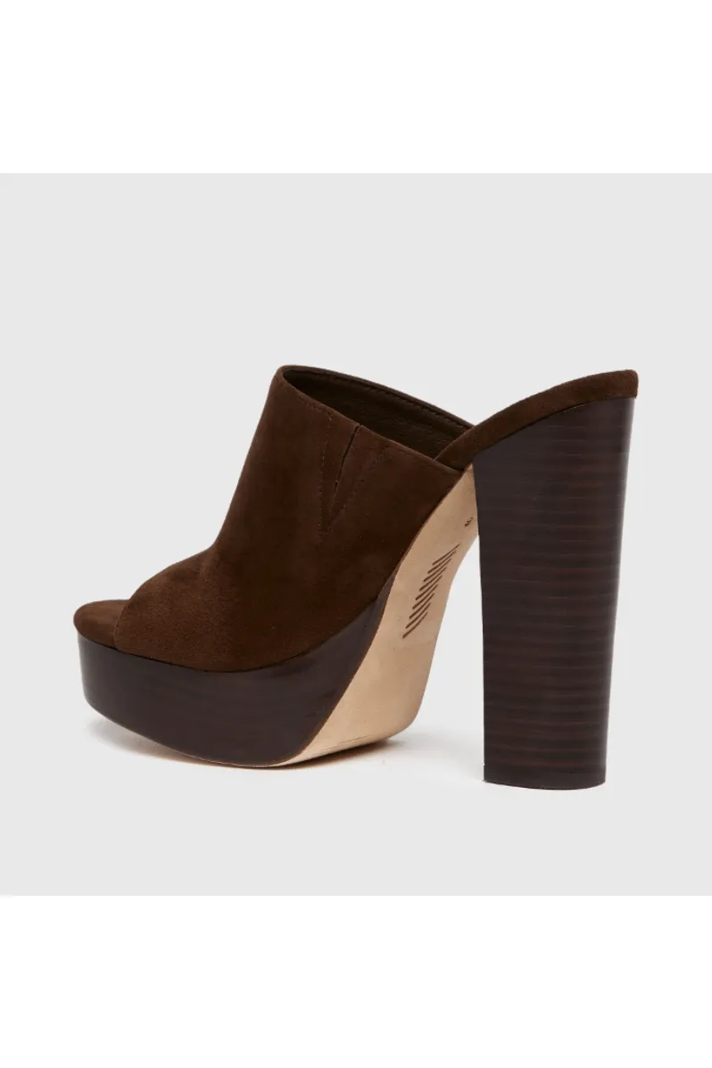 Paige Corbin Mule Chocolate Suede