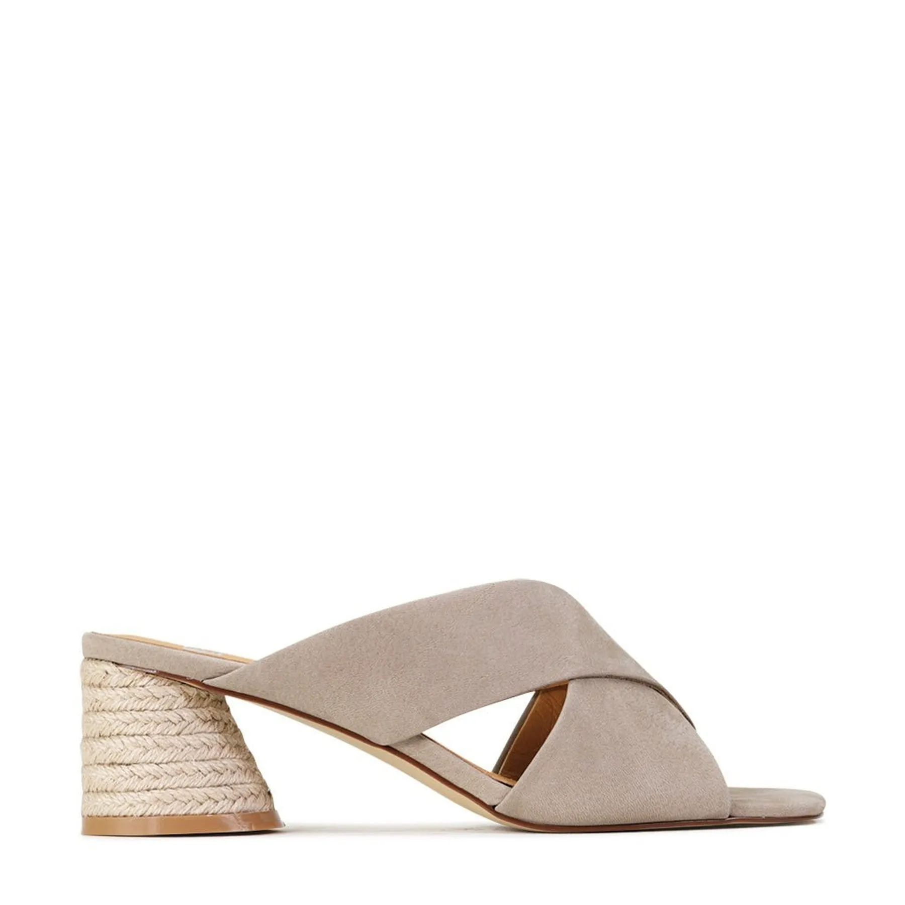 PETORA LEATHER SLIDE HEELED SANDAL