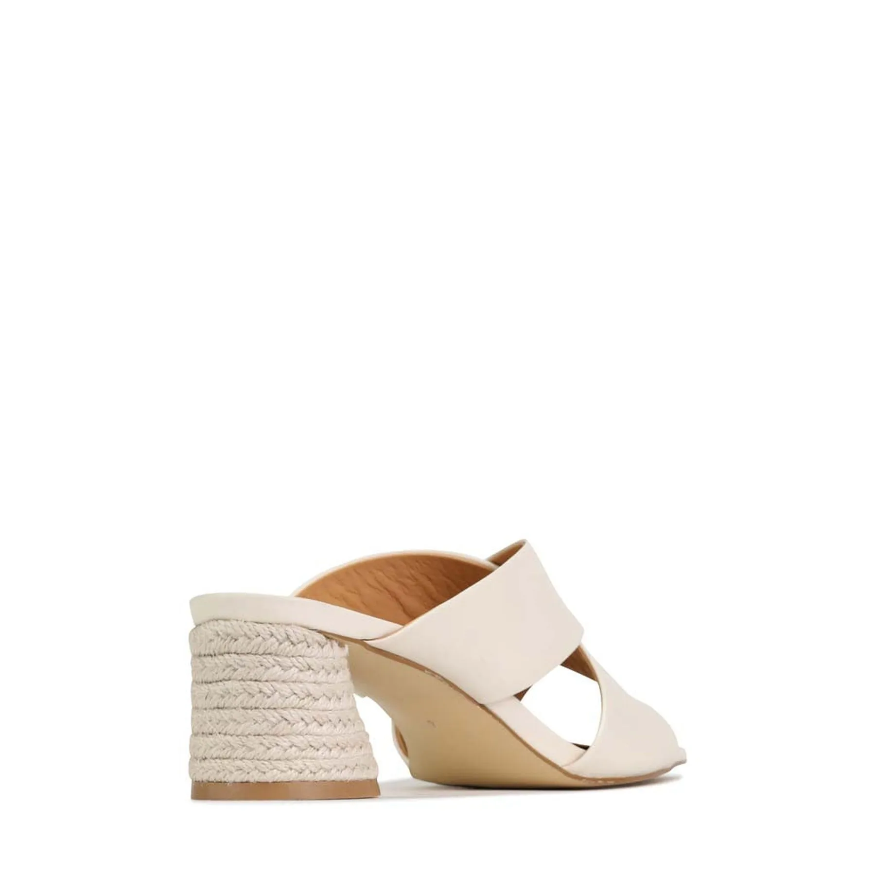 PETORA LEATHER SLIDE HEELED SANDAL