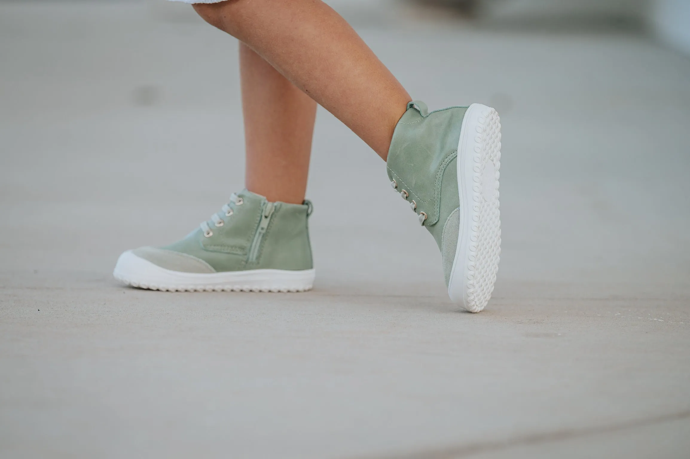 Play Perfect Avocado High Top {Premium Leather}