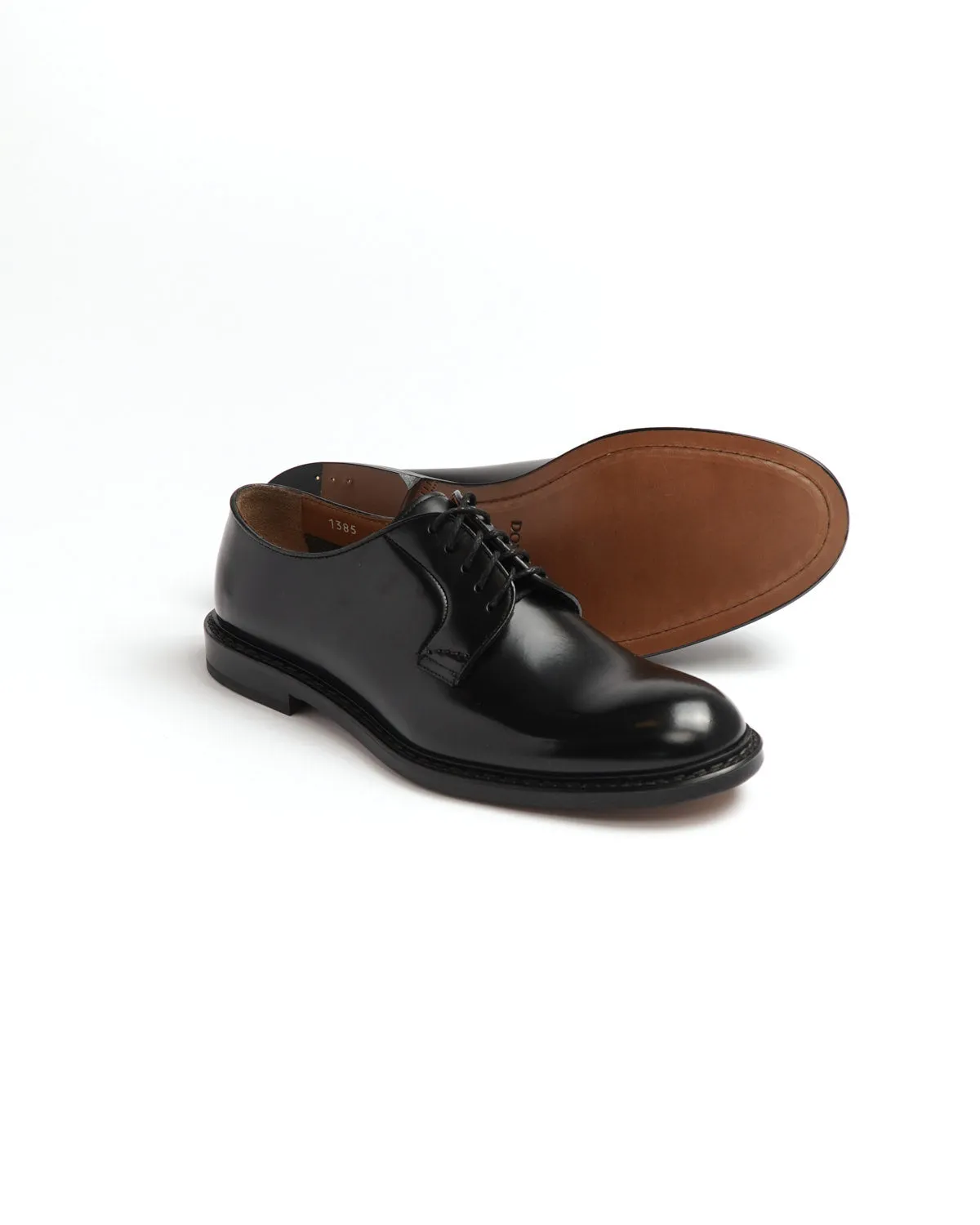 Polished Leather Deep Burnish Derby