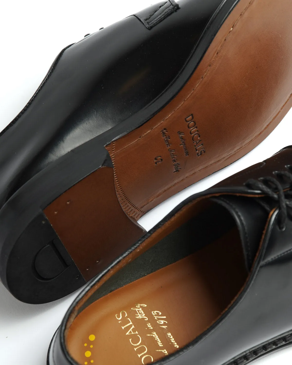 Polished Leather Deep Burnish Derby