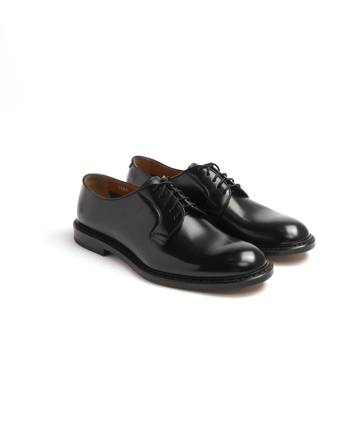 Polished Leather Deep Burnish Derby