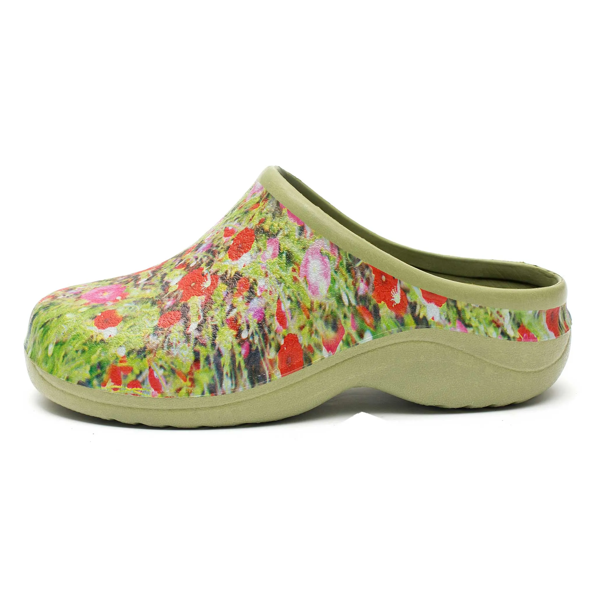 Poppy Explosion Classic Women's Clogs