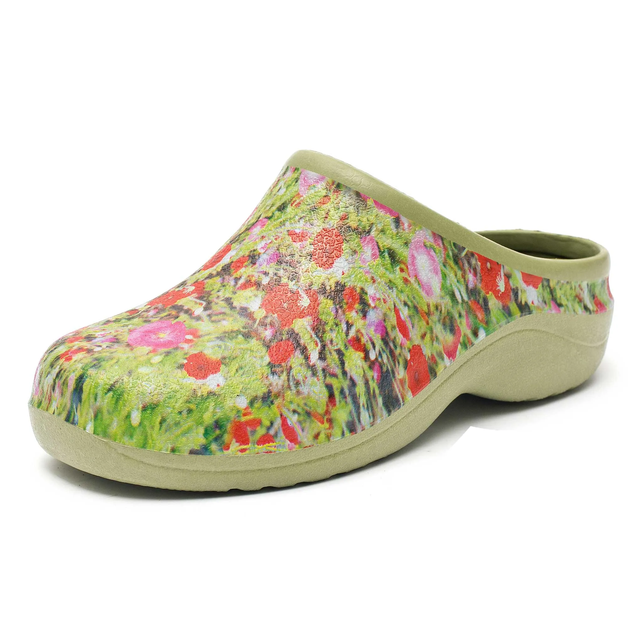 Poppy Explosion Classic Women's Clogs