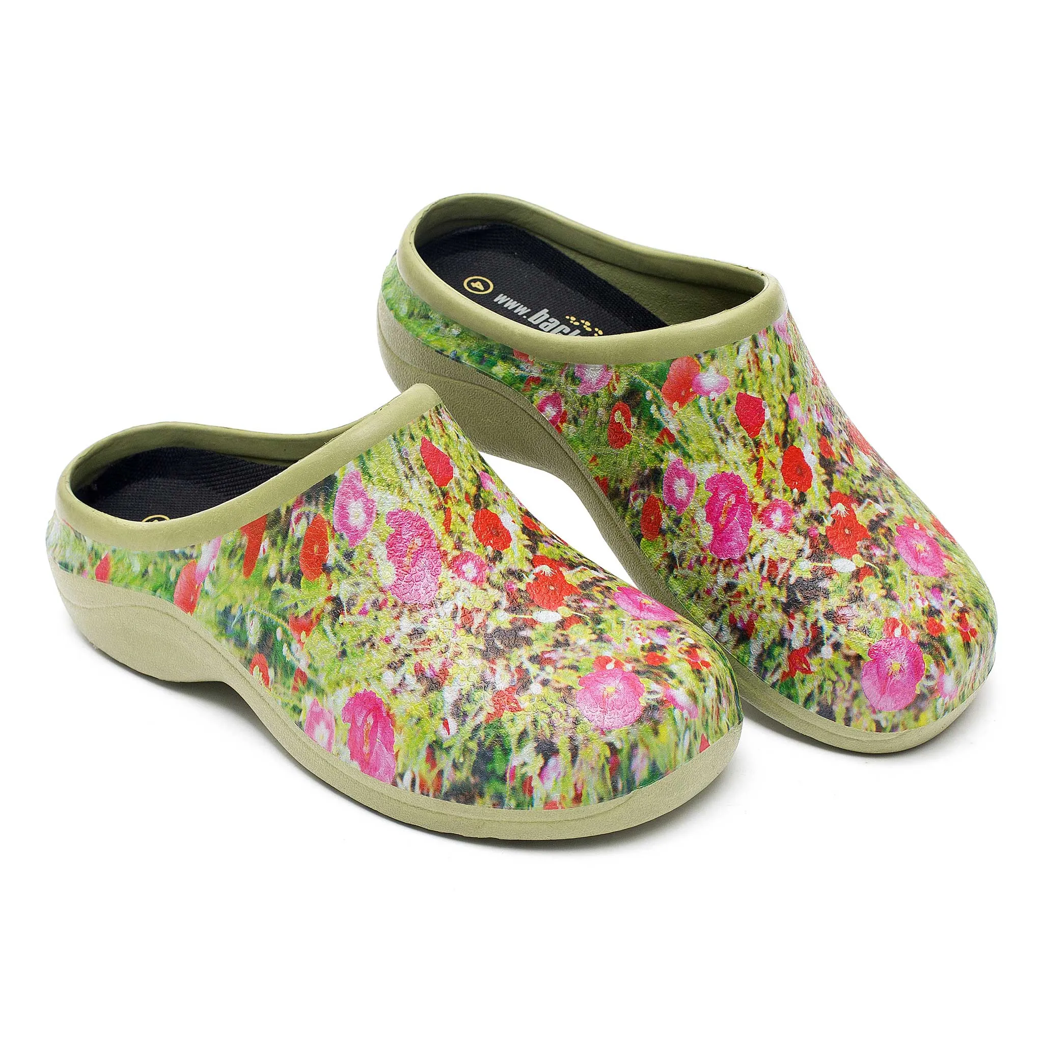 Poppy Explosion Classic Women's Clogs