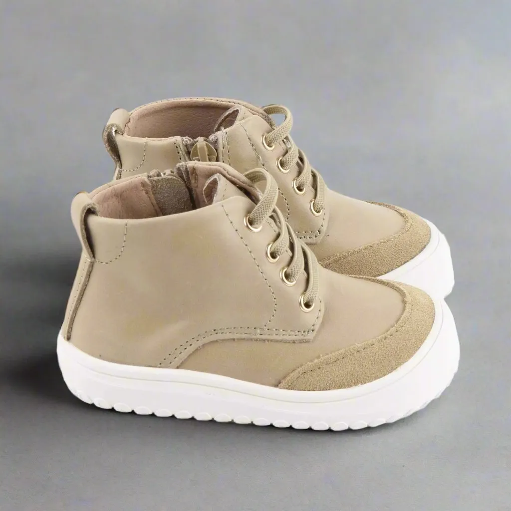 Pre-Order Play Perfect Beige High Top {Premium Leather}