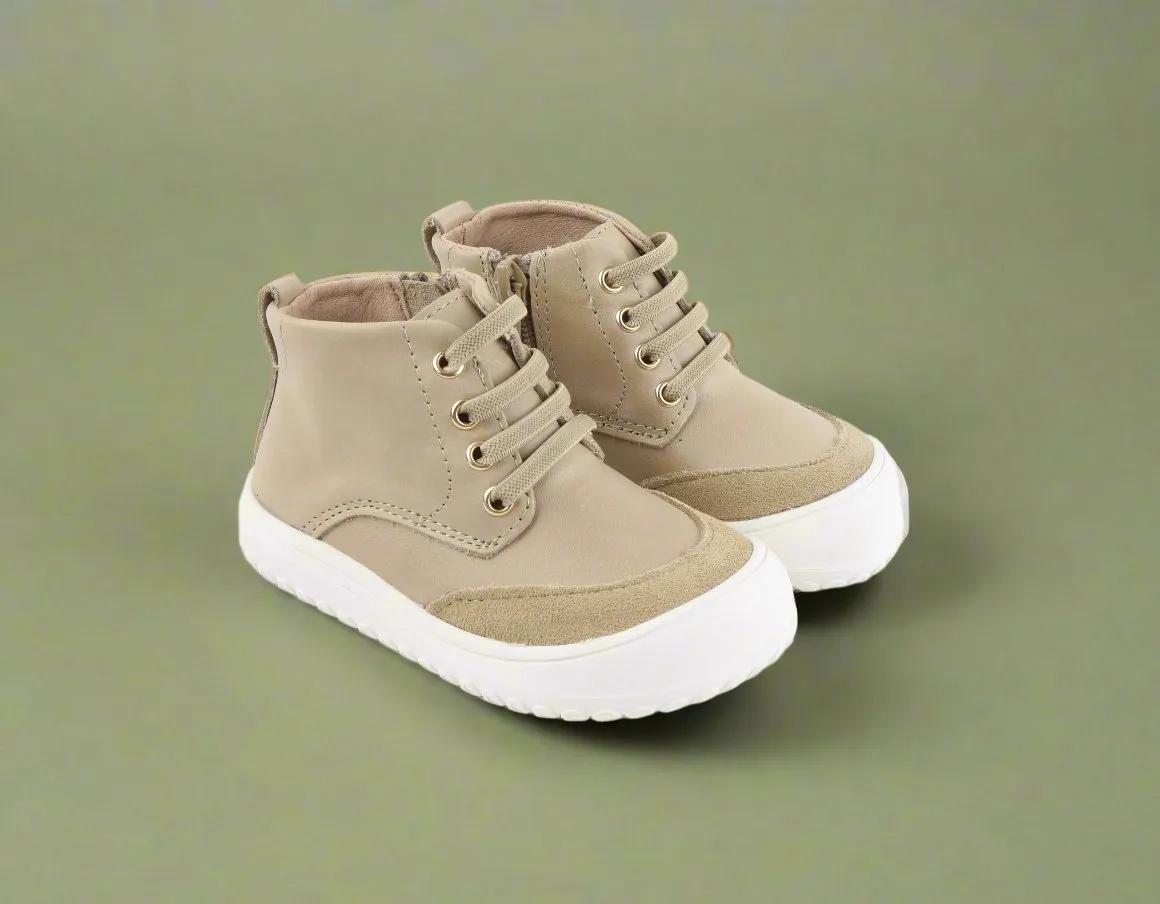 Pre-Order Play Perfect Beige High Top {Premium Leather}