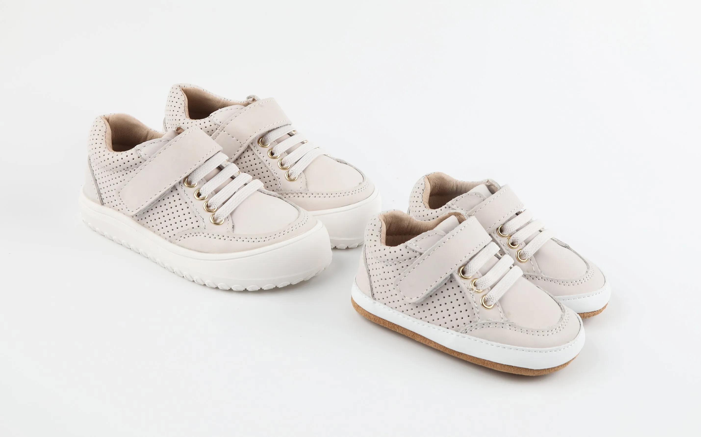 Pre-Order Play Perfect Bone Low Top {Premium Leather}