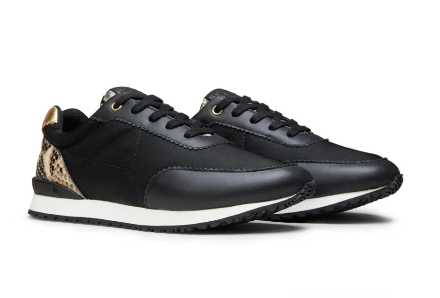 Royal Albartross Sloane Lite Shoe in Black/Gold