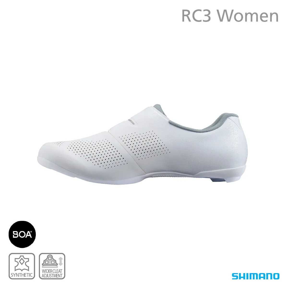 Shimano SH-RC302 Ladies SPD Road Shoe - White