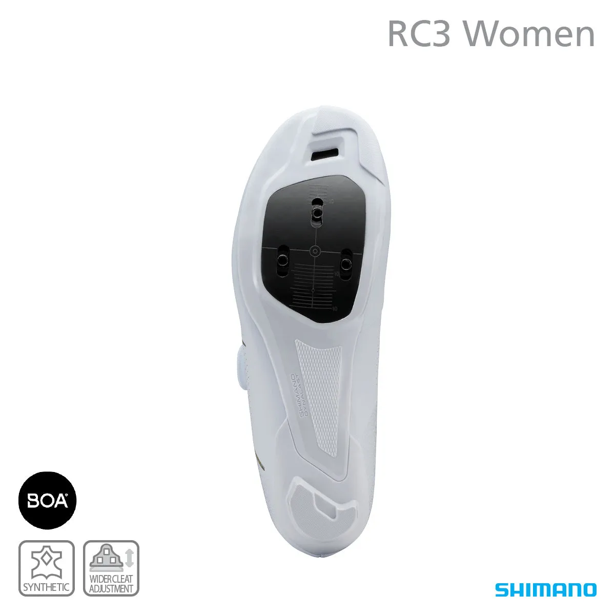 Shimano SH-RC302 Ladies SPD Road Shoe - White