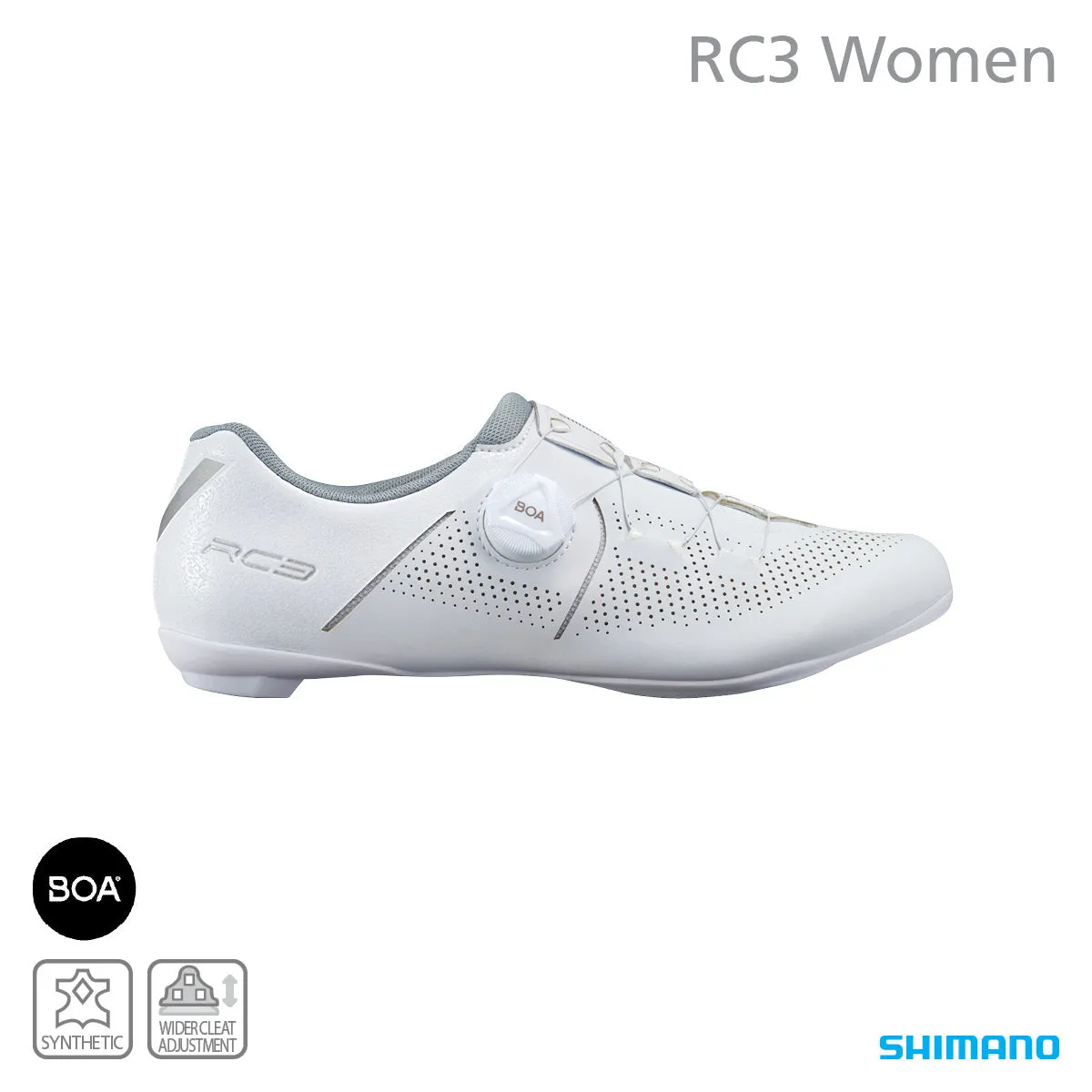 Shimano SH-RC302 Ladies SPD Road Shoe - White