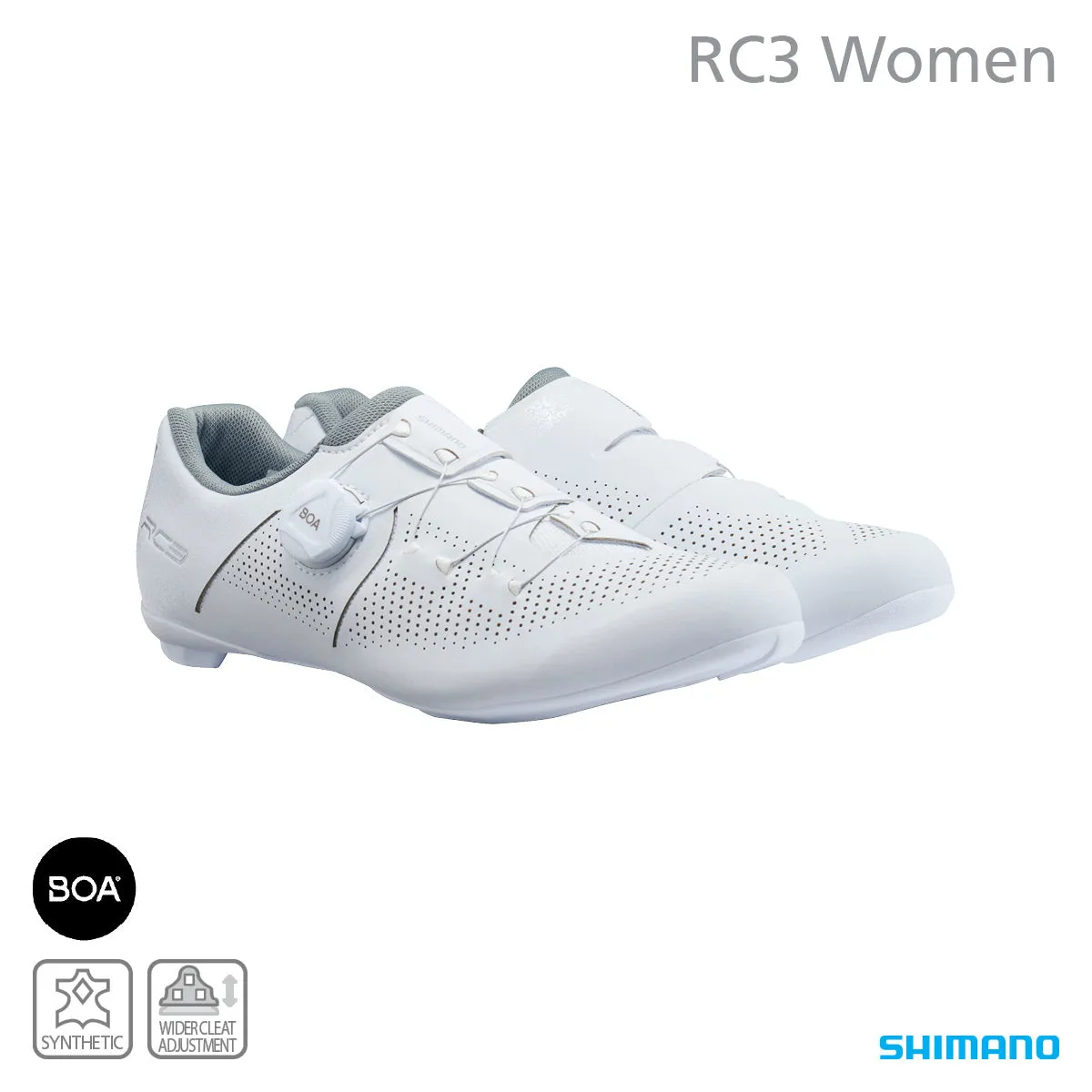 Shimano SH-RC302 Ladies SPD Road Shoe - White