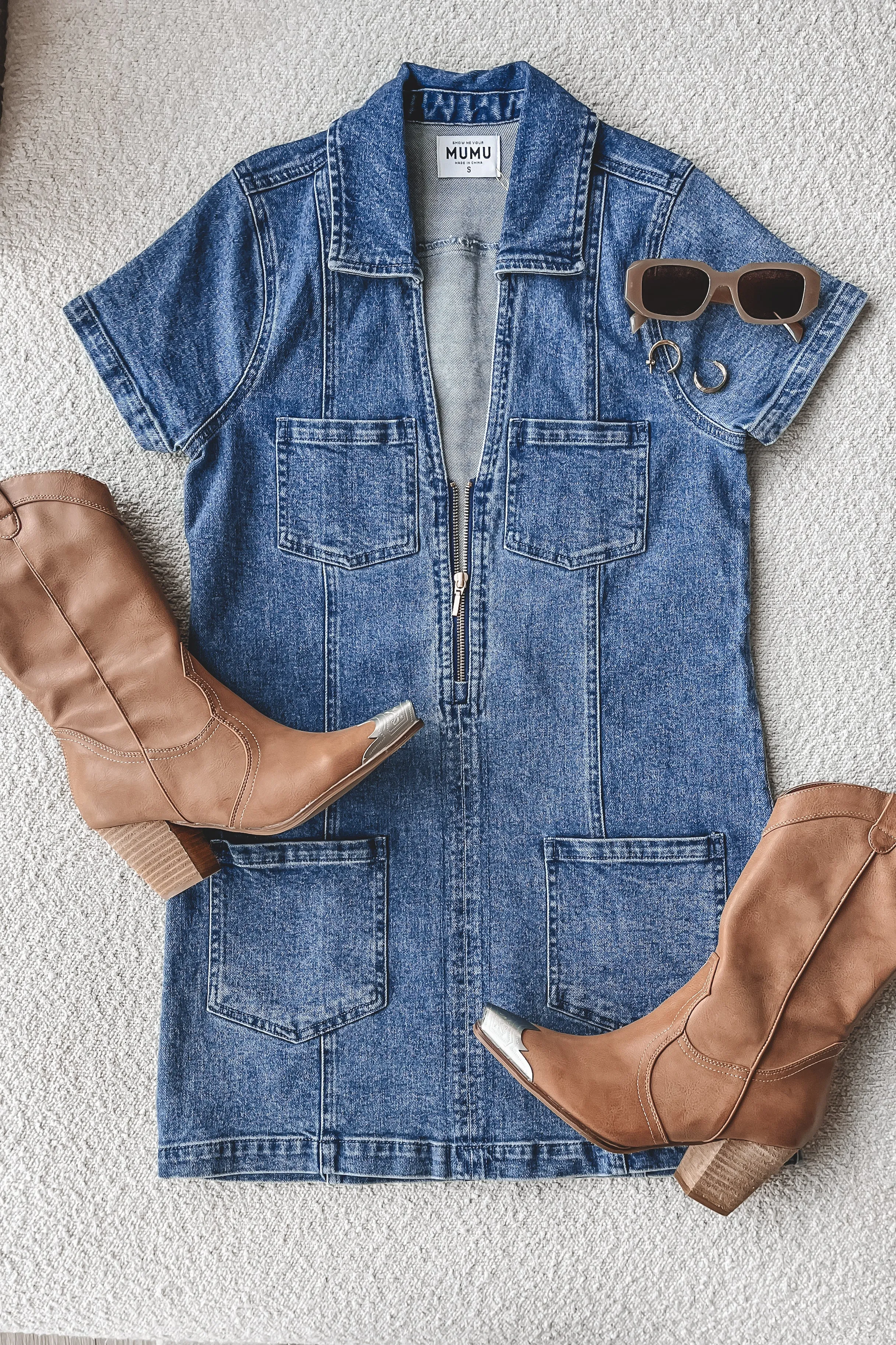 SHOW ME YOUR MUMU Prescott Denim Dress