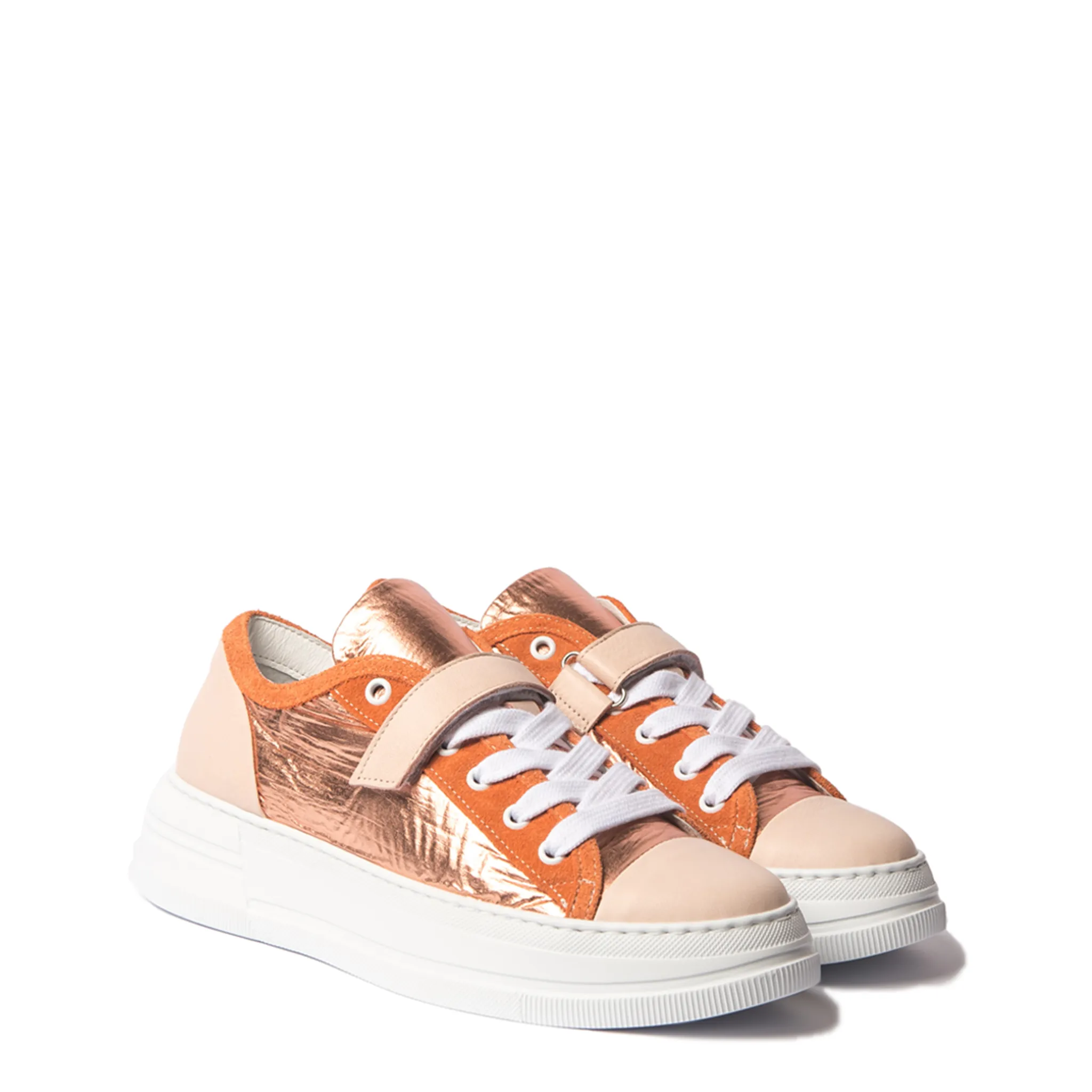 Sizzle Sneaker in Tangerine