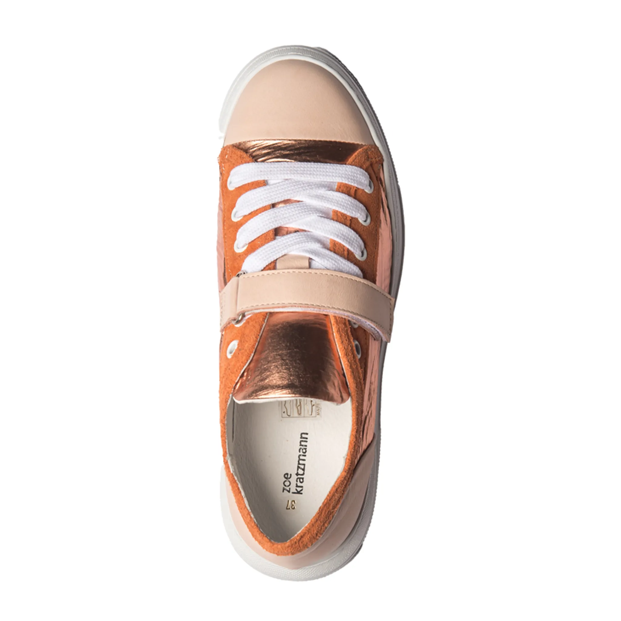 Sizzle Sneaker in Tangerine