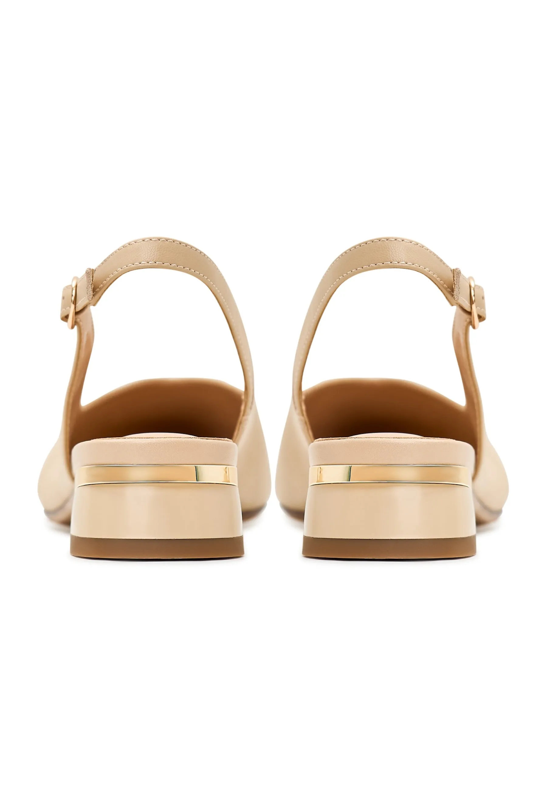 Slingback Ballerinas - Beige