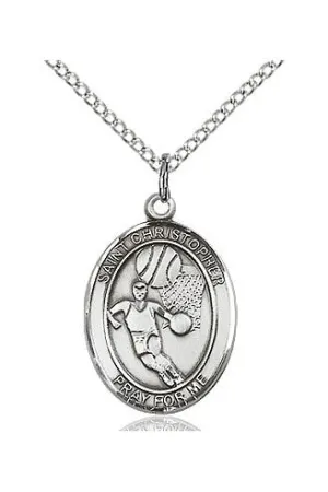 St. Christopher/Basketball Medal - FN8502