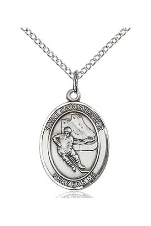 St. Christopher/Hockey Medal - FN8504