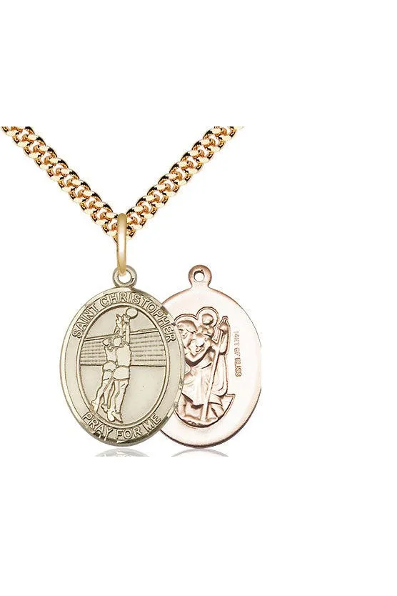 St. Christopher/Volleyball Medal - FN8138