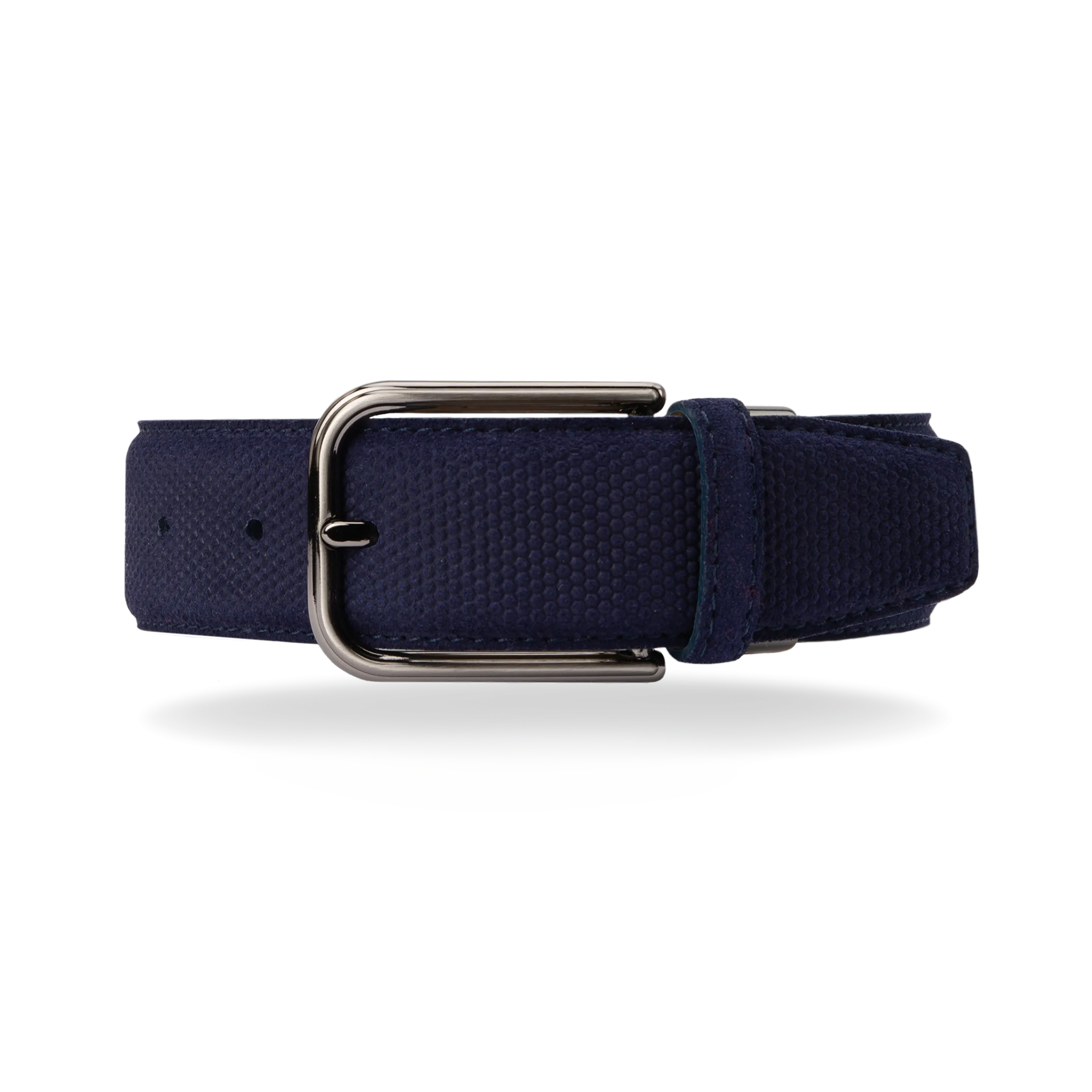 Suede Belt - Blue Suede