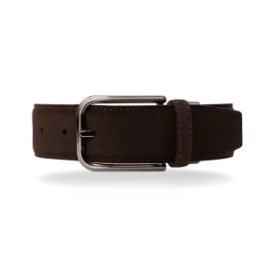 Suede Belt - Brown Suede