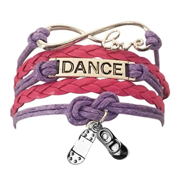 Tap Dance Infinity Bracelet - Pick Colors