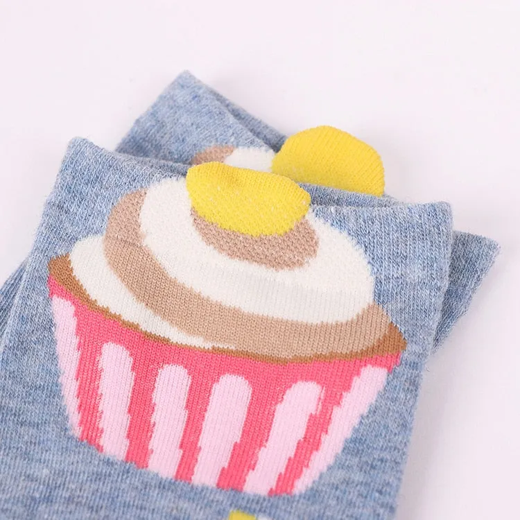 TEEK - Cupcake Socks | 5 pairs