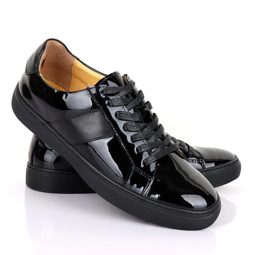 Terry Taylors Oxford Glossy Black Sneakers shoe