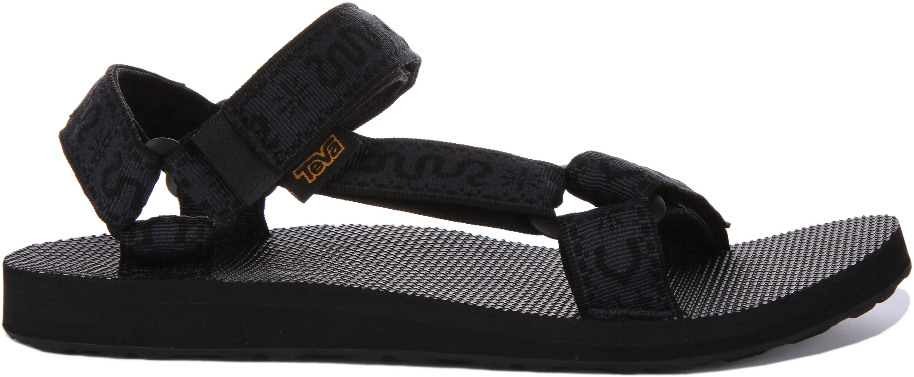 Teva Original Universal In Navy Black Snake Print