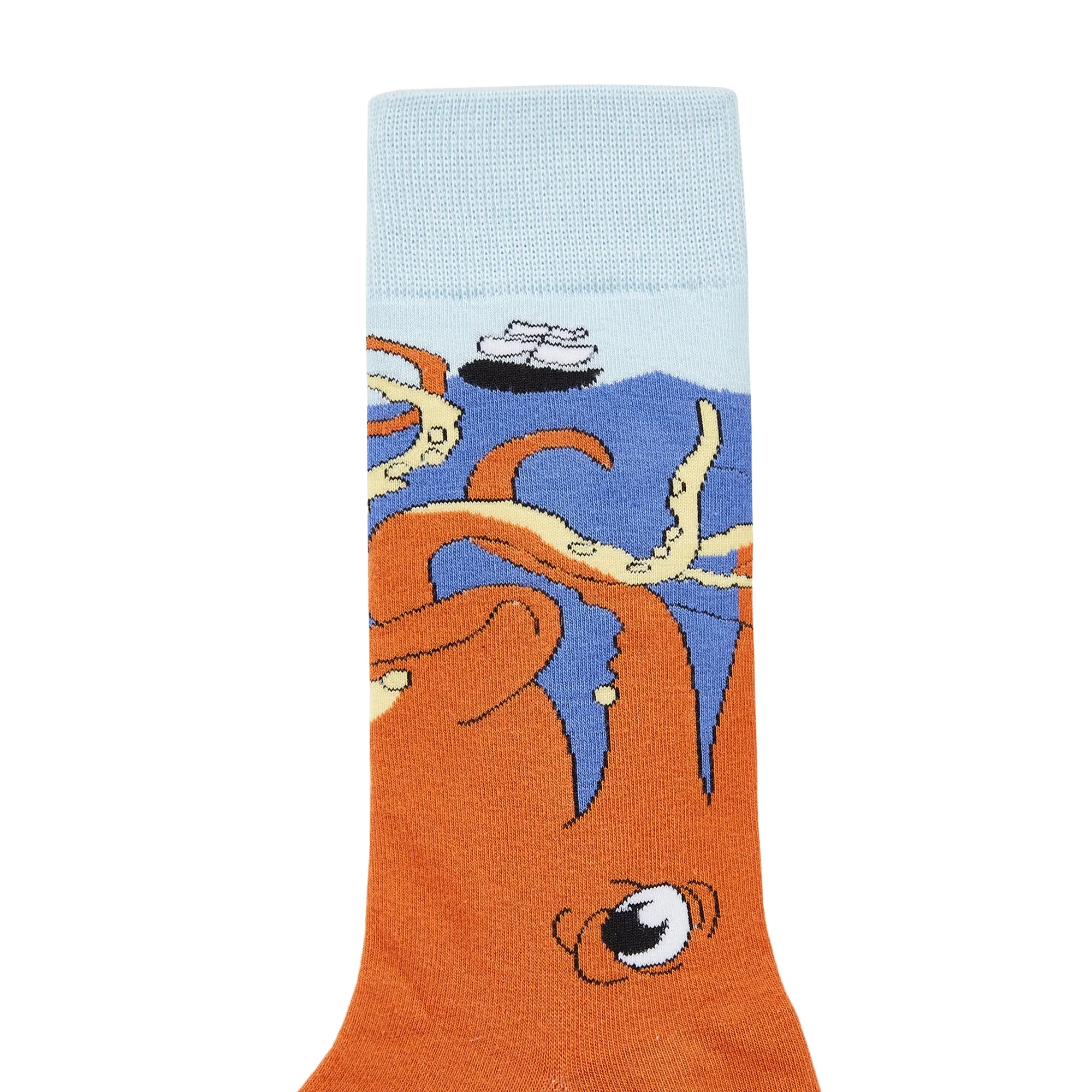 The Kraken Printed Crew Length Socks