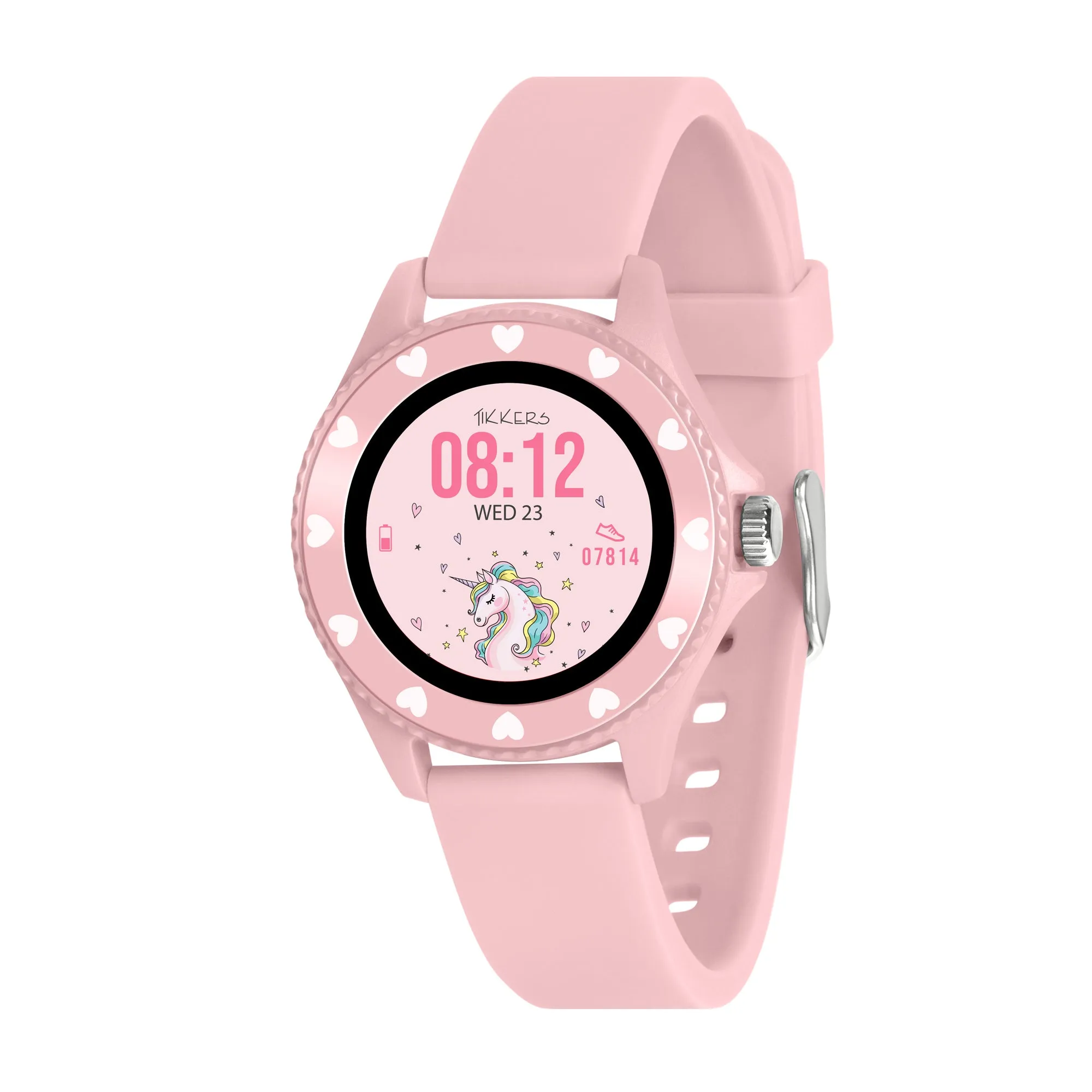 Tikkers Series 34 Pink Strap Smart Watch