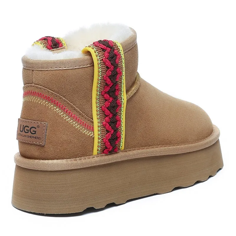 UGG Mini Platform Percale Boots