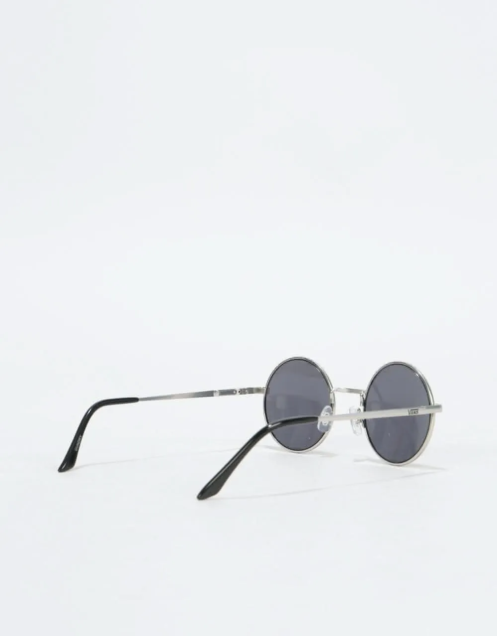 Vans Gundry Sunglasses - Matte Silver-Dark Smoke