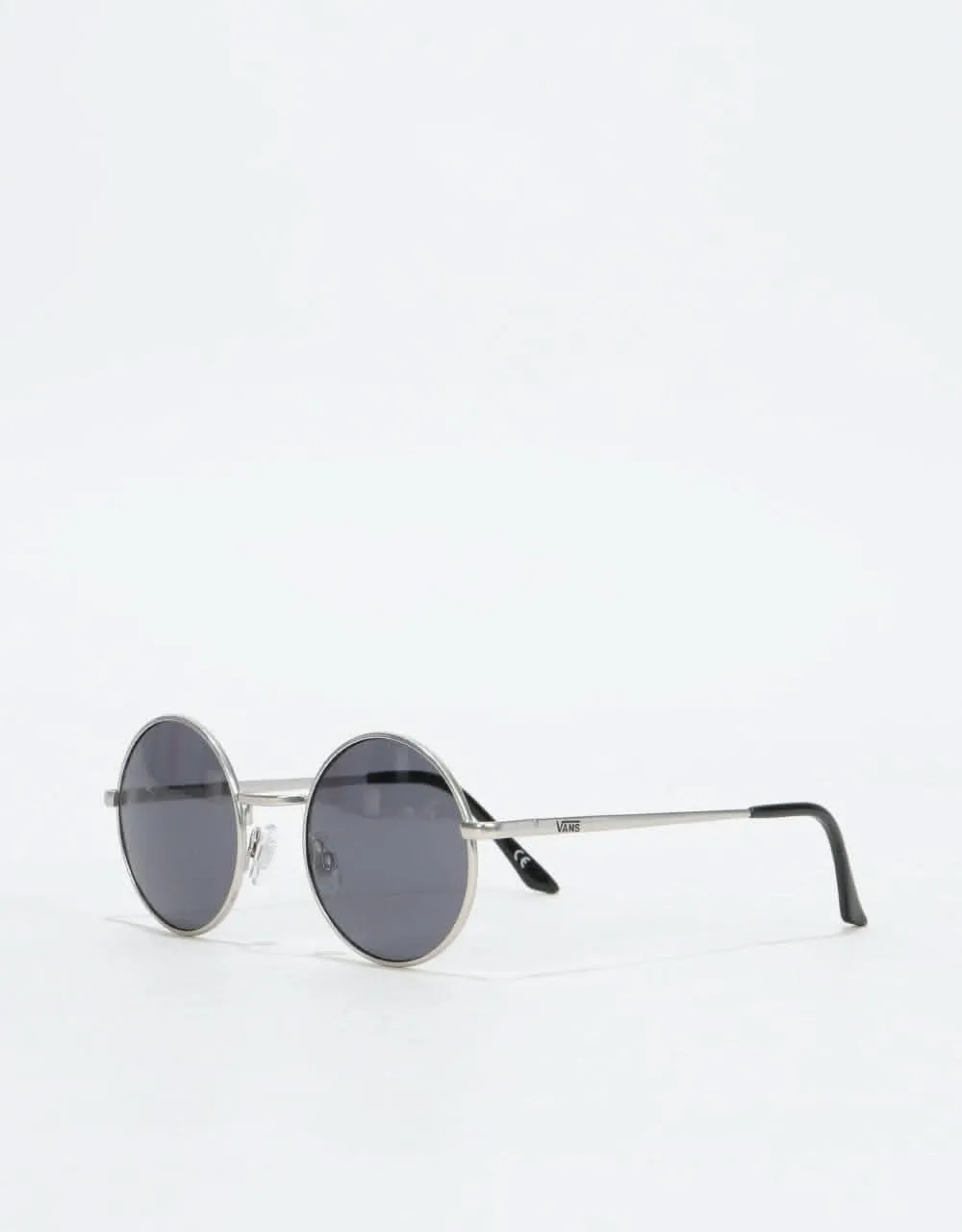 Vans Gundry Sunglasses - Matte Silver-Dark Smoke