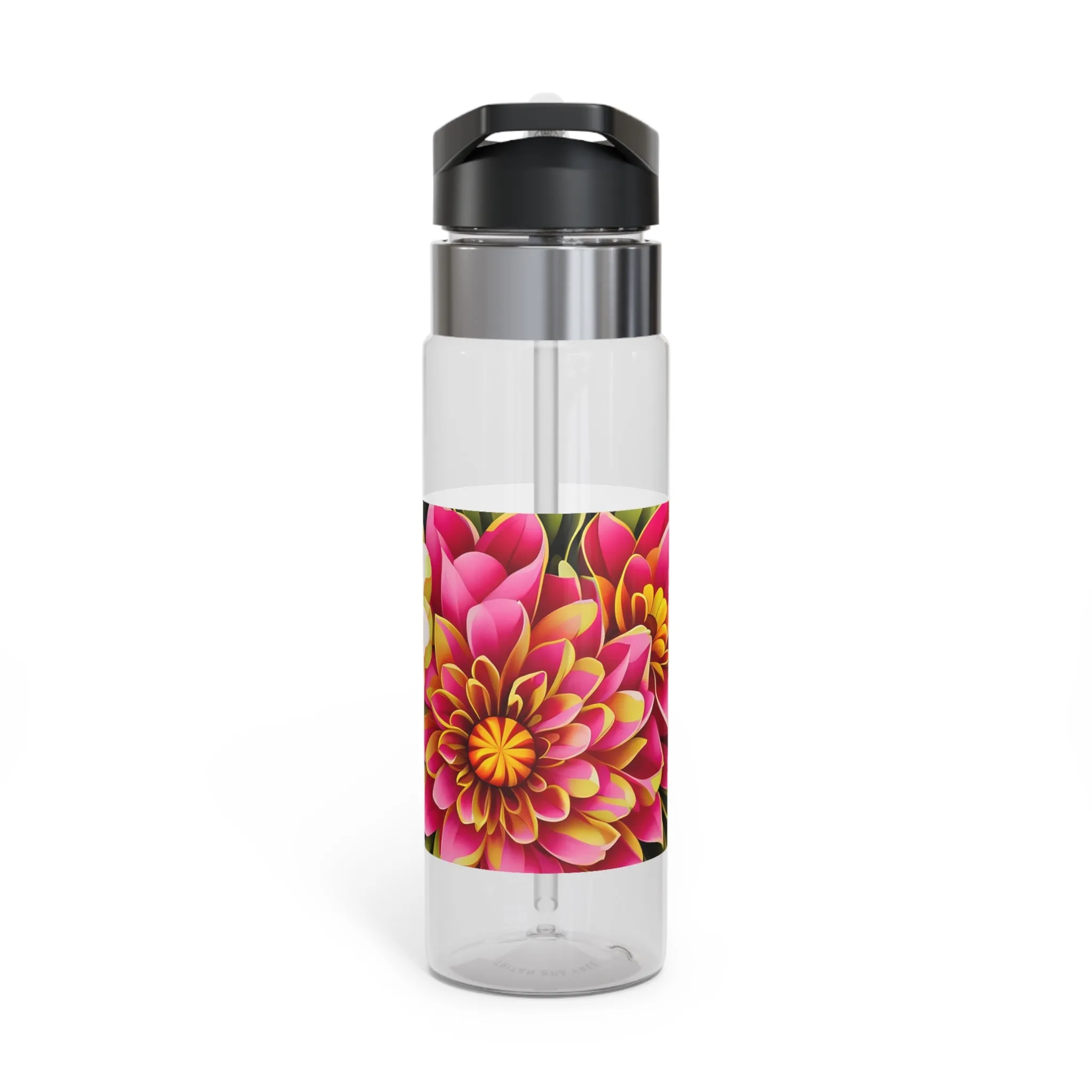 Vibrant Flowers, 20oz Sport Water Bottle, BPA-Free, Tritan™ plastic