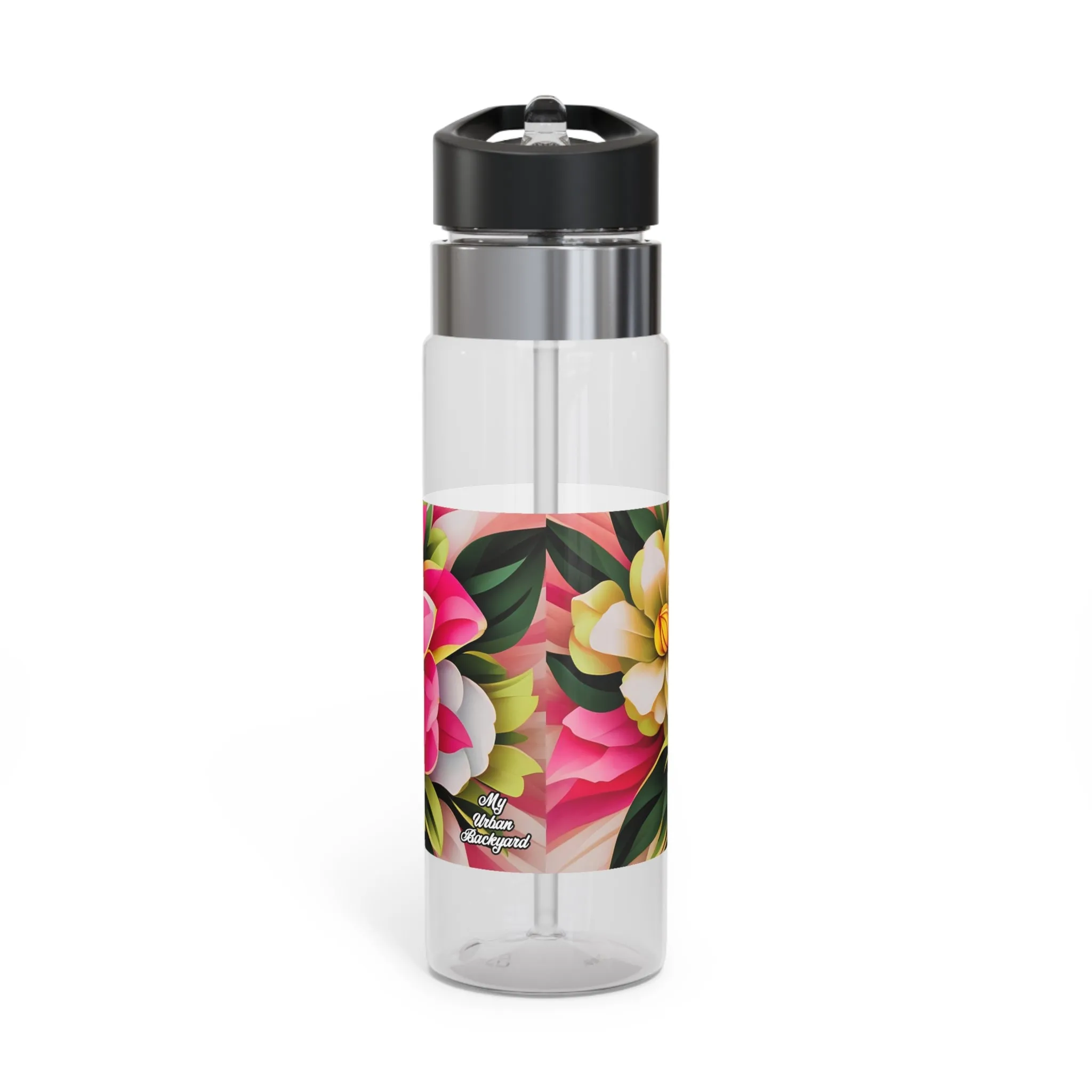 Vibrant Flowers, 20oz Sport Water Bottle, BPA-Free, Tritan™ plastic