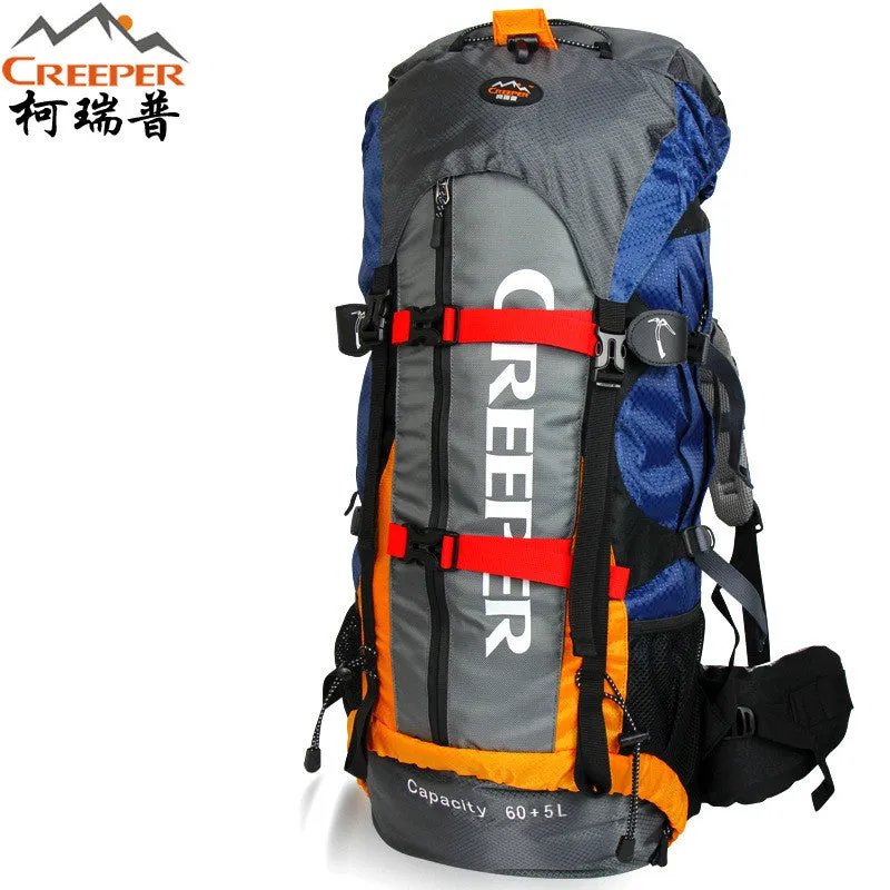 Waterproof Rucksack External Frame Climbing Camping Hiking Backpack Mountaineering Bag 60 5L