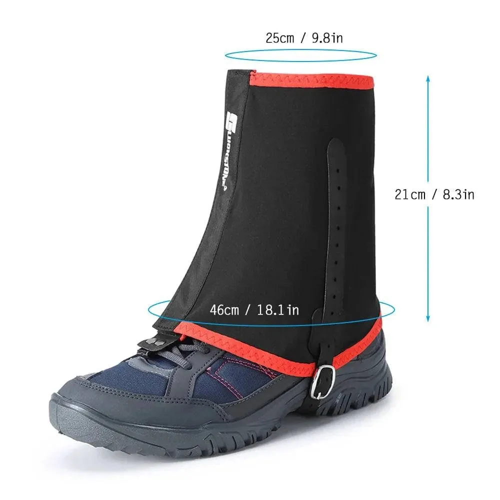 Waterproof Snow Legging Outdoor Hiking Walking Climbing Sports Running Trail Ski Gaiters Shoe Covers Hunting Camping Equipment