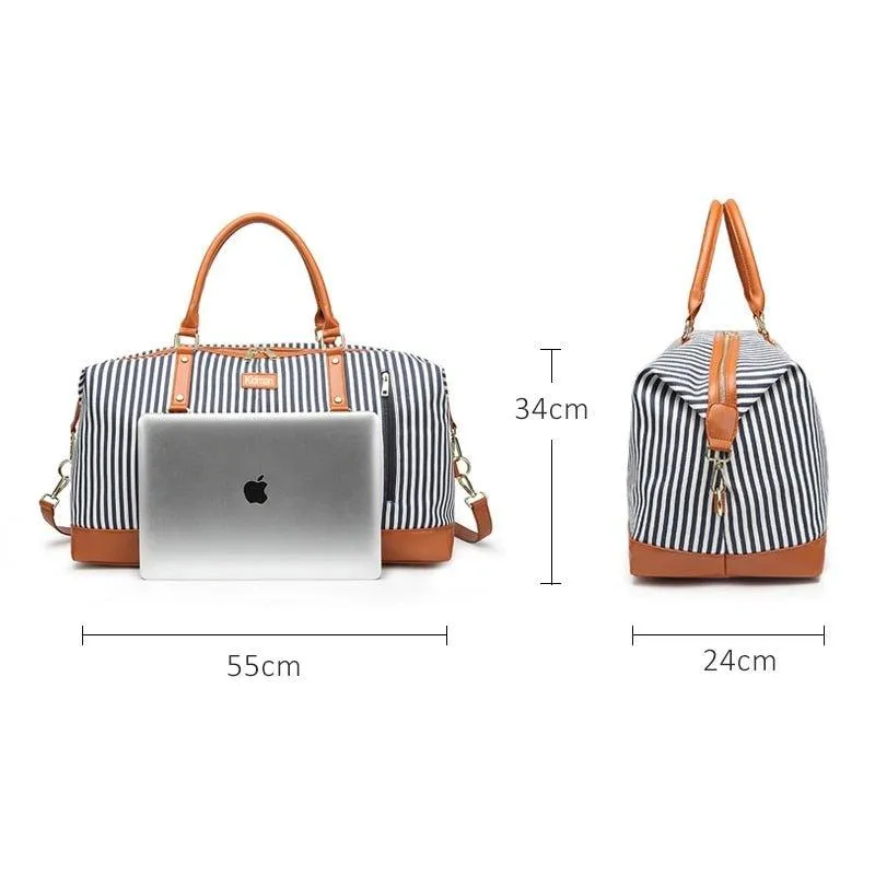 Women Travel Canvas Weekender Bag