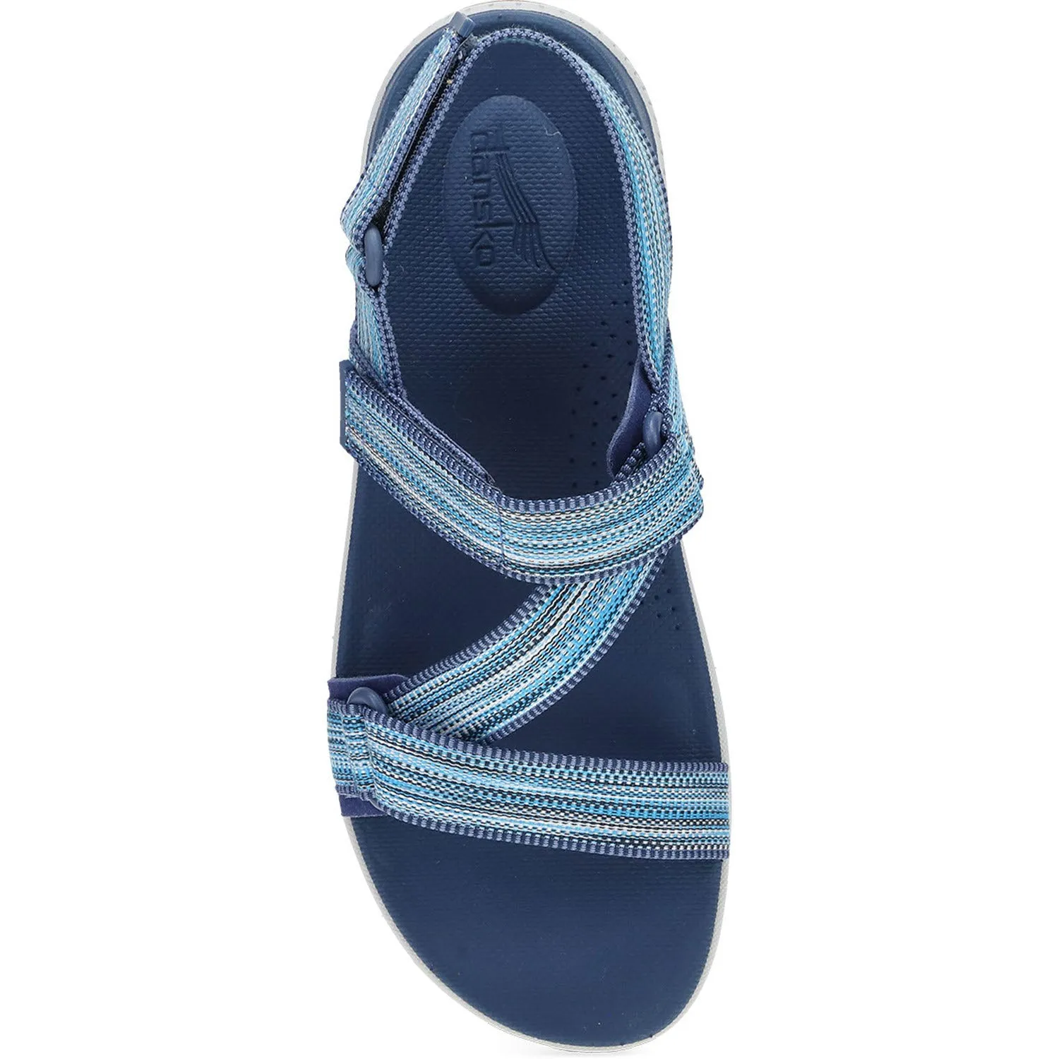 Women's Dansko Rayna Blue Multi Webbing Synthetic