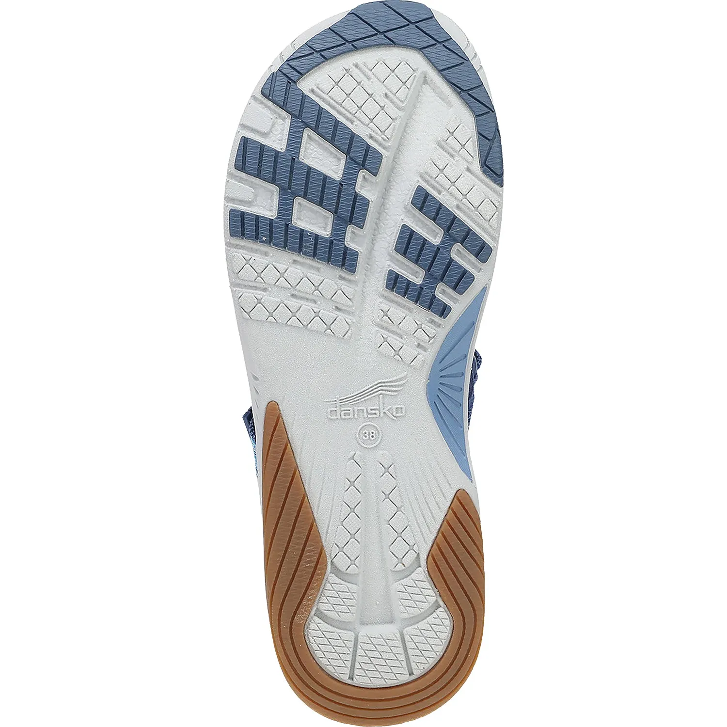 Women's Dansko Rayna Blue Multi Webbing Synthetic